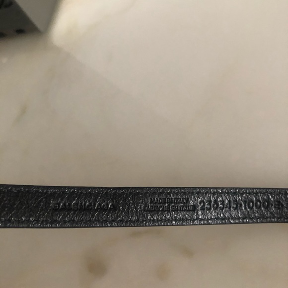 Balenciaga giant arena wrap leather bracelet - Picture 6 of 10